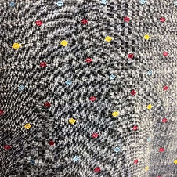 Draper James Embroidered Dot Chambray Wrap Dress 6 - Picture 11 of 14